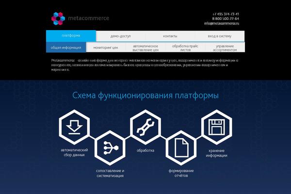 metacommerce.ru site used Metacommerce