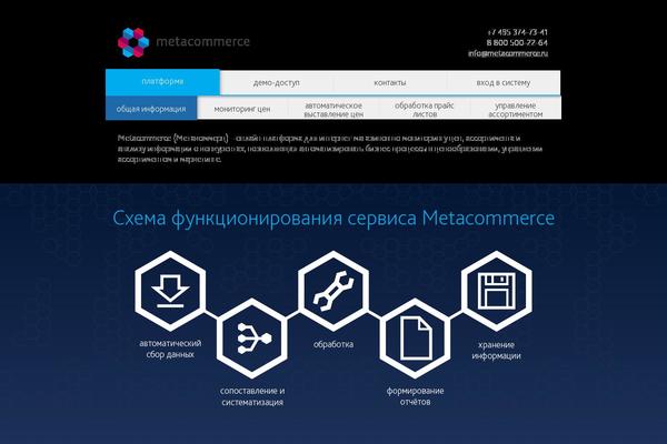 metahouse.ru site used Metacommerce