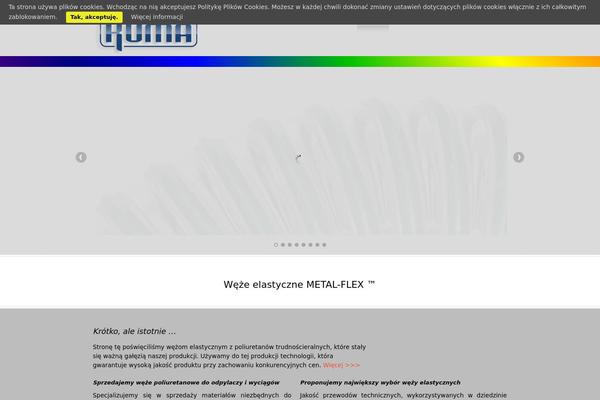 metal-flex.pl site used Rebrand