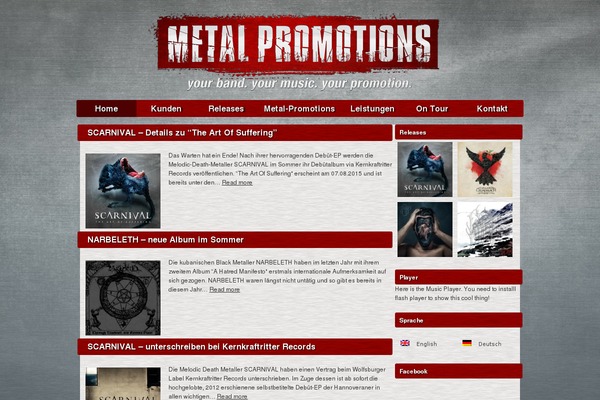 metal-promotions.de site used Metal-promotions
