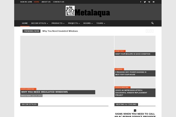 metalaqua.com site used Weekly News
