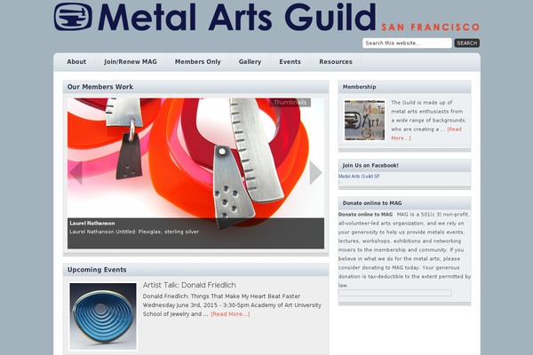 metalartsguildsf.org site used Mag2016-wp
