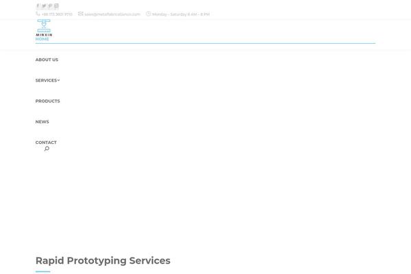 WordPress website example screenshot