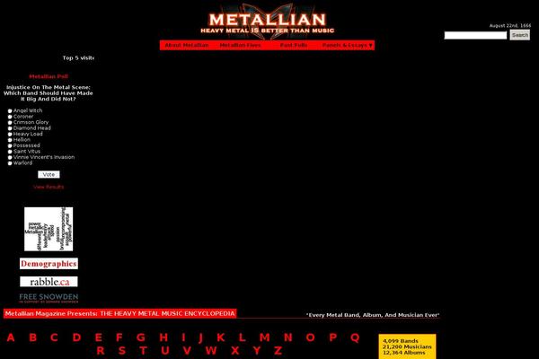 metallian.com site used Blankslaterg