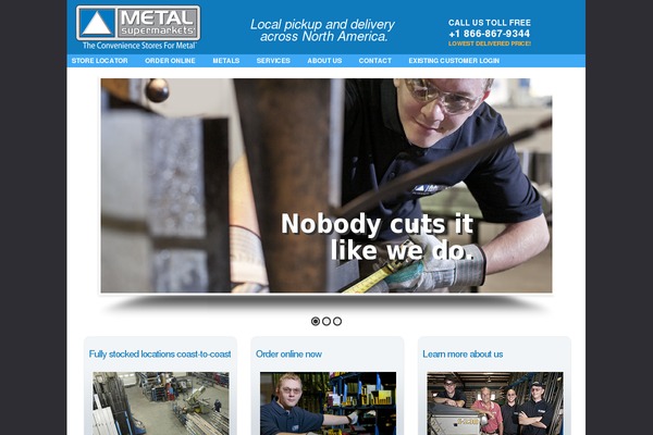 metalsupermarkets.com site used Metal-theme-2020