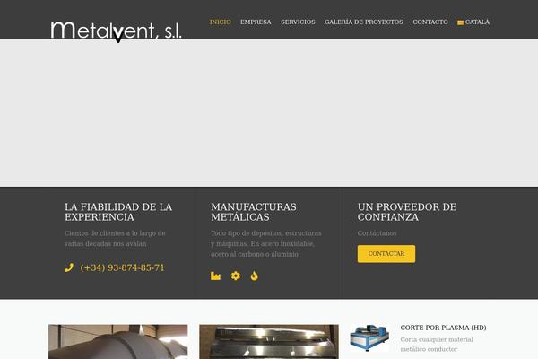 Industrial-child theme site design template sample