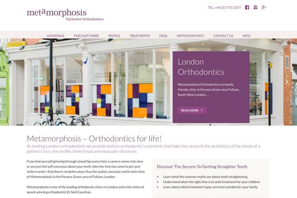 metamorphosisorthodontics.com site used Metamorphosisorthodontics
