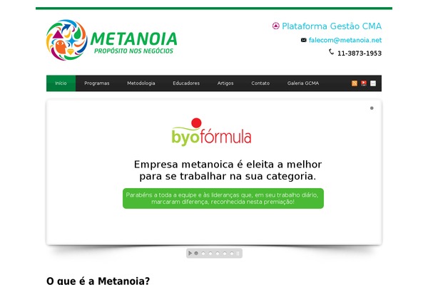 metanoia.net site used Metanoia