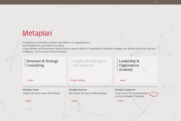 metaplan.de site used Metaplan-wp-theme
