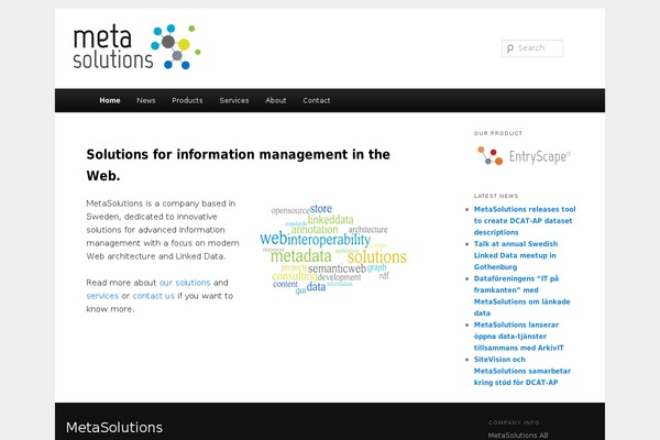 WordPress website example screenshot
