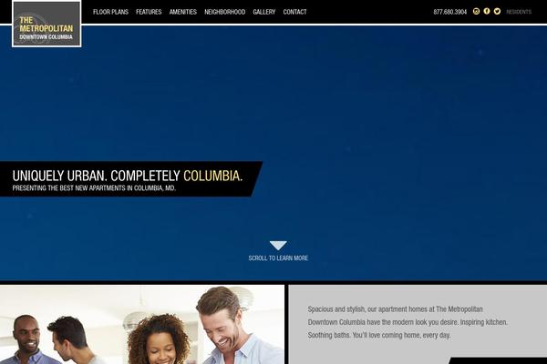 metcolumbia.com site used Metropolitan-redesign