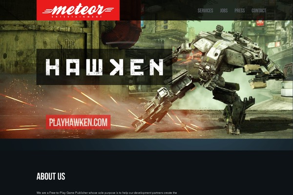 meteor-ent.com site used Theme1465