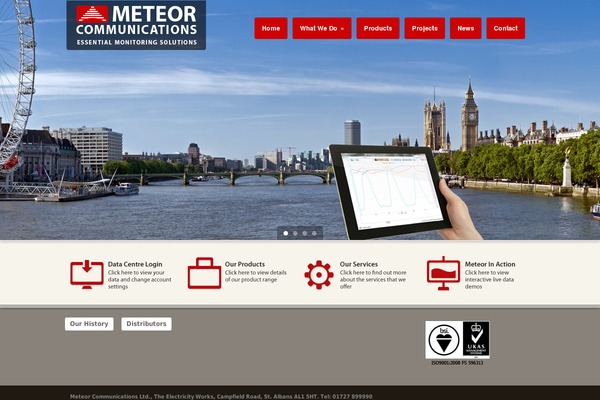 Meteor theme site design template sample
