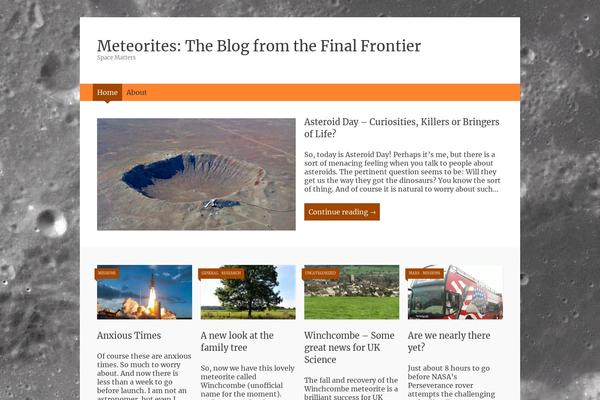 WordPress website example screenshot