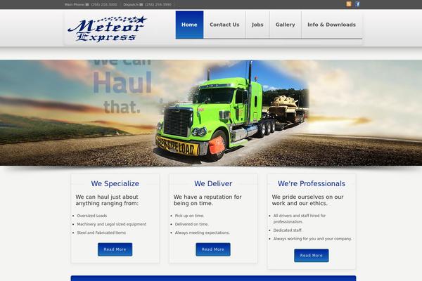 Karma theme site design template sample