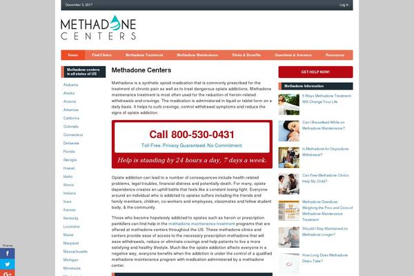 methadonecenters.com site used Rehab
