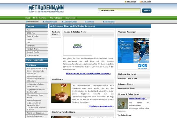 WordPress website example screenshot