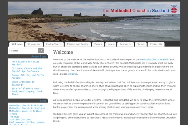 methodistchurchinscotland.net site used Mantra Child