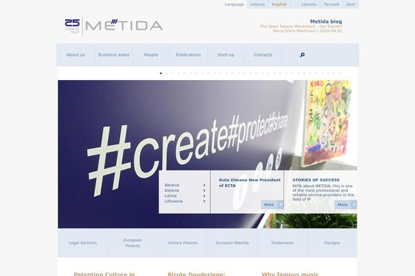 metida.eu site used Metida