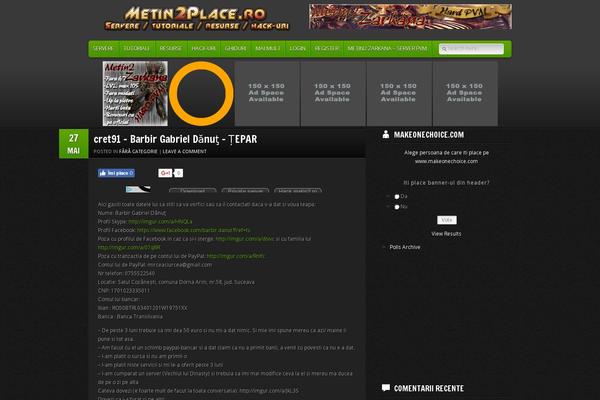 metin2place.ro site used Shuttle-dark