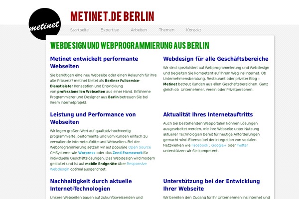 metinet.de site used Nifty