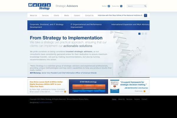 metisstrategy.com site used Metis