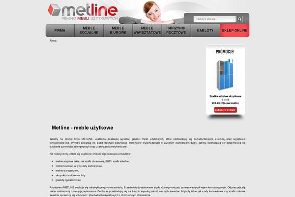 metline.com.pl site used Metline