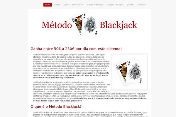metodoblackjack.pt site used Modesttheme