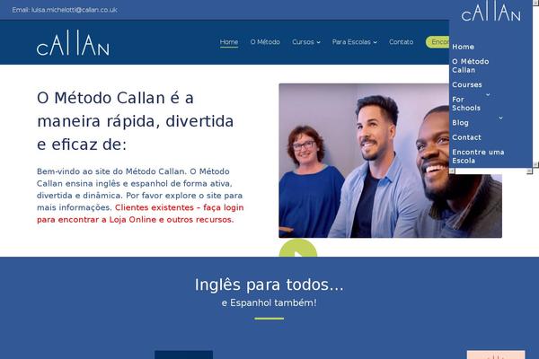 metodocallan.com site used Callan