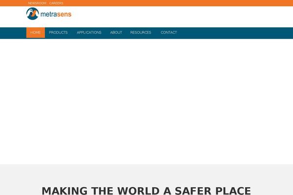 metrasens.com site used Metrasens-theme