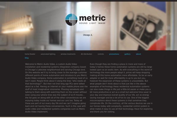 metricav.com site used Metric_av_home