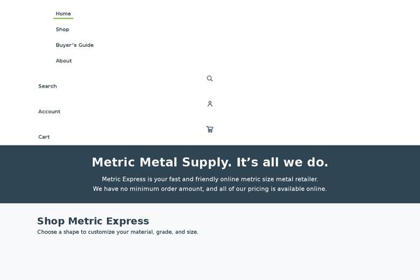 metricexpress.com site used Metric-express