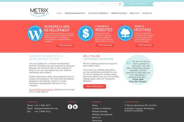 metrixinternet.com site used Metrix