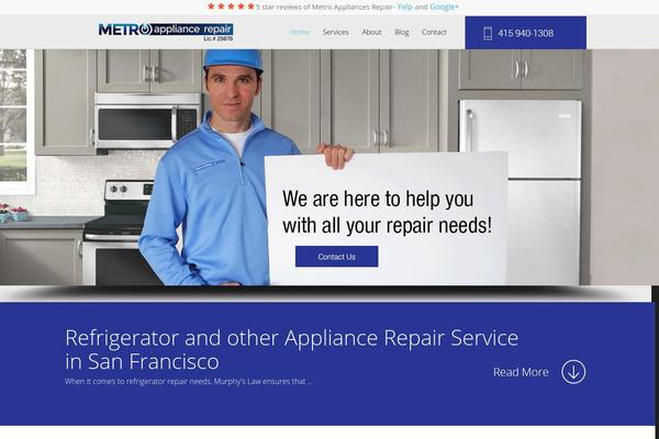 Salient theme site design template sample
