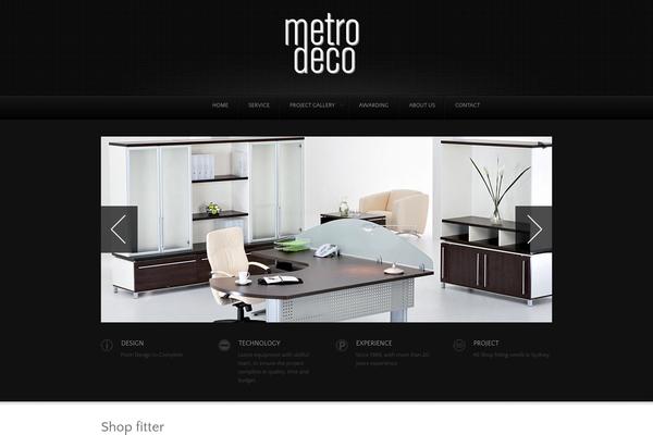 Blacker theme site design template sample