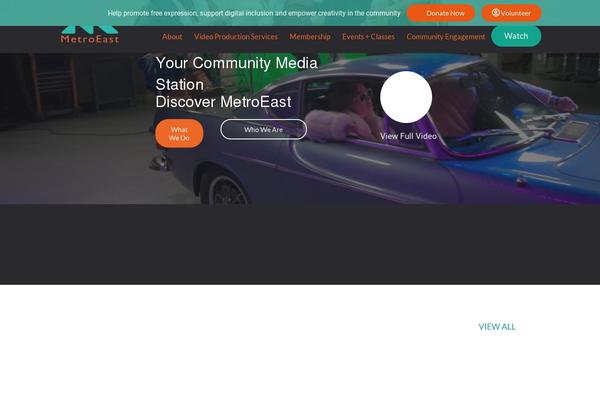Site using Metroeast-media plugin