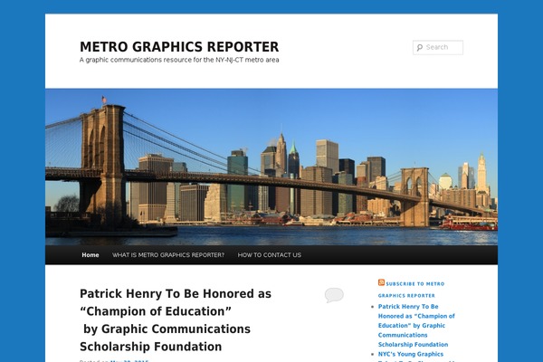 Twenty Eleven theme site design template sample