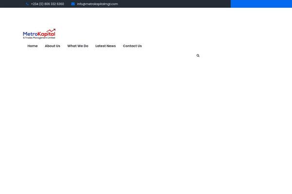 Metro theme site design template sample