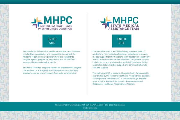 metrolinapreparedness.org site used Mhpc