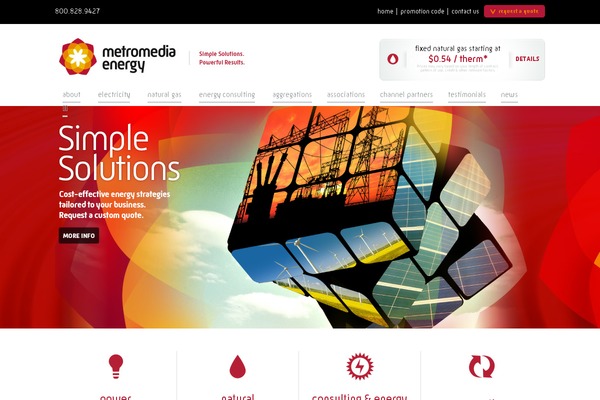 metromediaenergy.com site used Metromedia