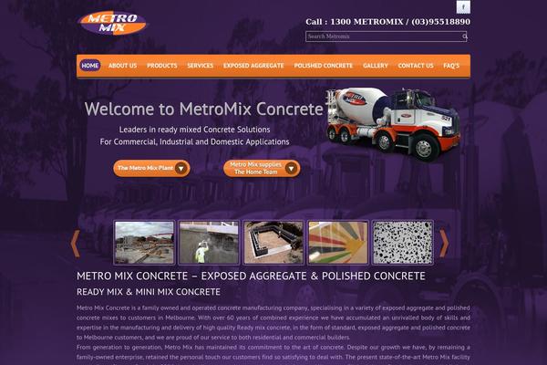 metromixconcrete.com.au site used Metromix