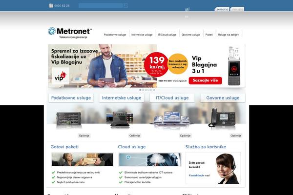 metronet.hr site used Metronet