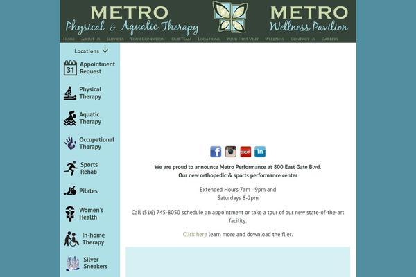 metrophysicaltherapy.com site used 564theme