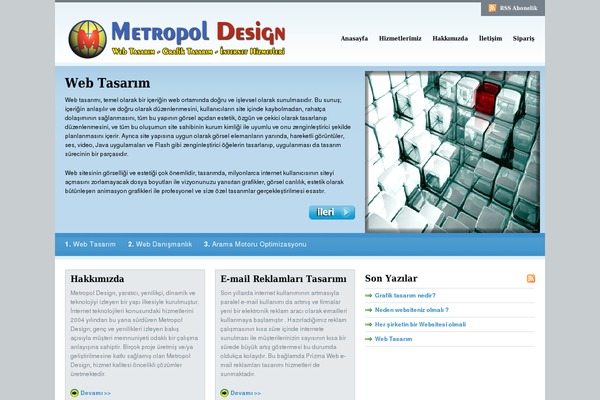 metropoldesign.net site used Vibrant Cms