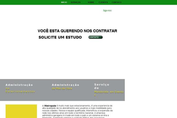 metropoleestacionamentos.com.br site used Metropole