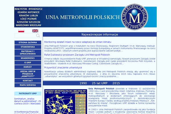 metropolie.pl site used Temat-dla-ump