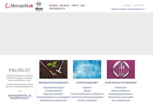 metropolilab.fi site used Metropoli