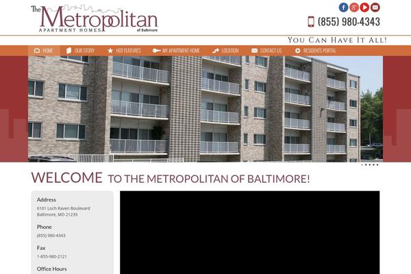 metropolitanofbaltimore.com site used Metropolitan