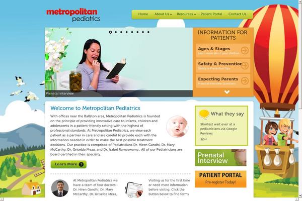 metropolitanpeds.com site used Pediatrics