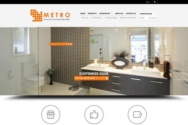 The Retailer theme site design template sample